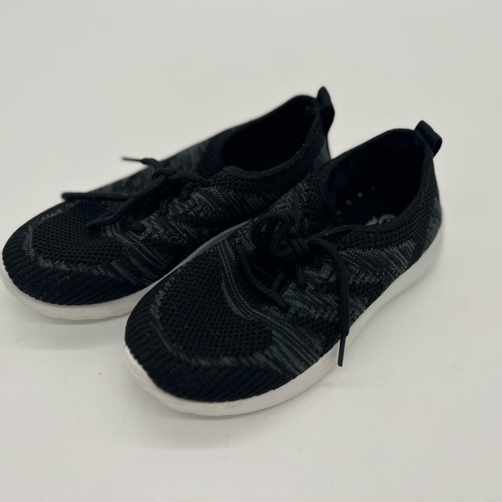 Pro Player Kids Black Gray  Knit Athletic Sneakers Shoes Size 11T